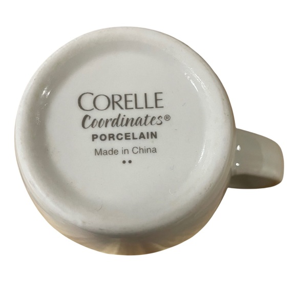 Corelle Coordinates Square COCOA BLOSSOM 12oz Porcelain MUG / CUP Asian Set of 2 - Picture 4 of 6